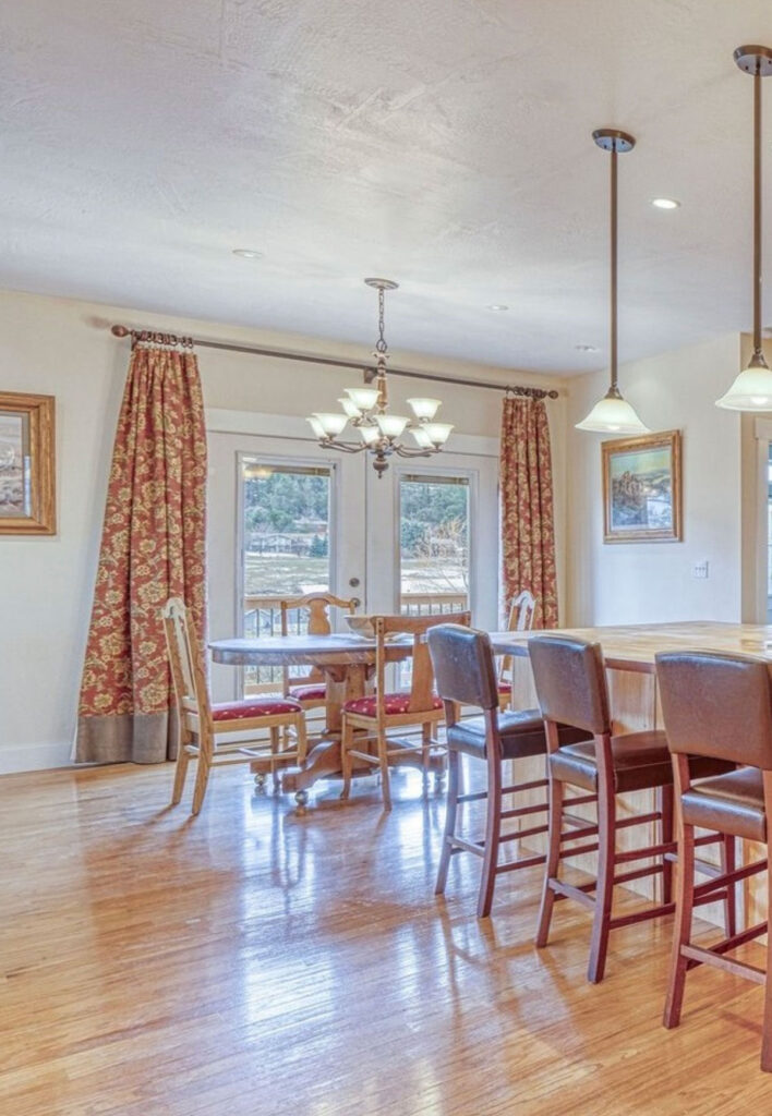 view from inside the house to outside with new remodel